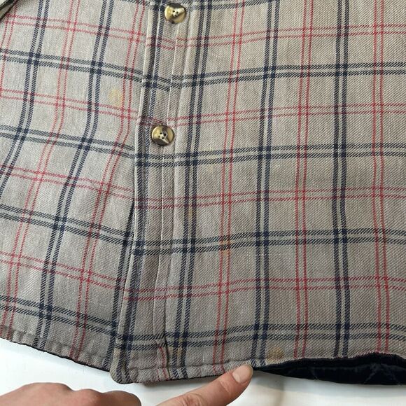 Grit Iron Workwear Quilt Lined Flannel Shirt Mens 2XL Button Up Jacket Plaid - Picture 6 of 9